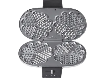 CLOER 1329 Doppel Waffeleisen Edelstahl