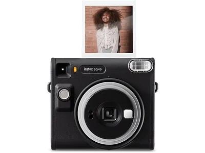 FUJIFILM Instax Square SQ40 Sofortbildkamera, Black
