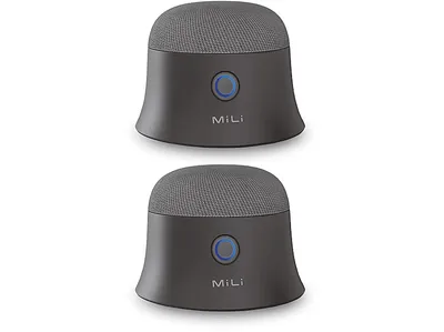 ULTRON MiLi Mag-SoundMate 2er Set Bluetooth Lautsprecher Schwarz