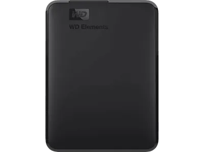 WD Elements® Mobile Festplatte, 6 TB HDD, 2,5 Zoll, extern, Schwarz