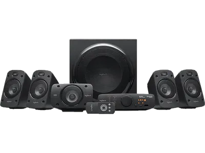 LOGITECH Z906 PC-Lautsprecher (5.1 Lautsprechersystem, Schwarz