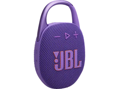JBL Clip 5 Bluetooth Lautsprecher, Lila, Wasserfest