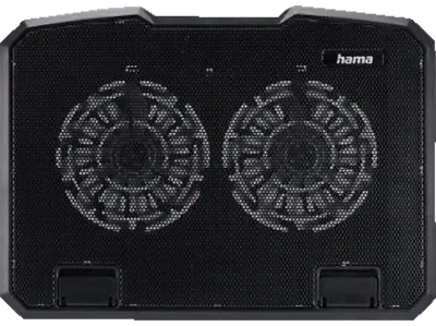 HAMA Laptop-Kühler Black Metal, Universal, Schwarz