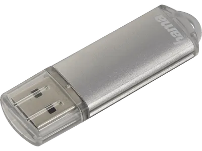 HAMA Laeta USB-Stick, 128 GB, 15 MB/s, Silber
