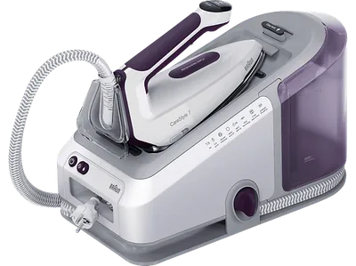 BRAUN CareStyle 7 IS 7266 VI, Dampfstoß 550g/min, FreeGlide 3D, iCare Temperaturanpassung, PowerSteam, leichtes Bügeln, vertikale Auffrischung, ergonomische Dampfbügelstation 2700 Watt, 7,5 bar