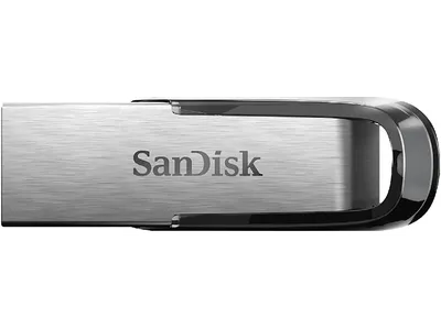 SANDISK Ultra Flair USB-Stick, 128 GB, 150 MB/s, Silber/Schwarz