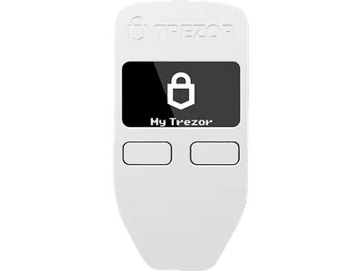 TREZOR Model One - White Bitcoin Wallet
