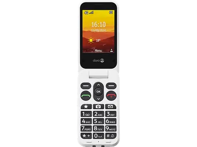 DORO Leva L20 Mobiltelefon, Rot/Weiß