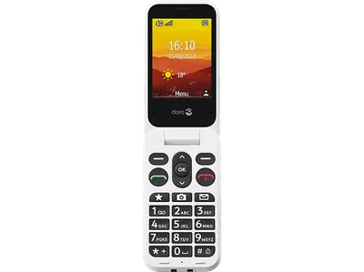 DORO Leva L30 Mobiltelefon, Rot/Weiß