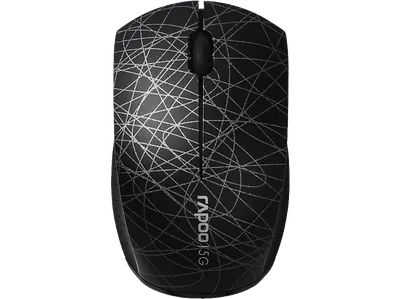 RAPOO 3300P+ Funkmaus, Schwarz