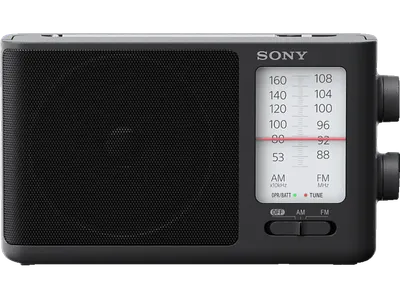 SONY ICF-506 Radio, Analog, FM, AM, Schwarz