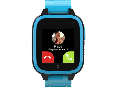XPLORA XGO3 2. Generation, inkl. Freenet SIM Kinder Smartwatch Silikon, Langer Teil: 112 x 20 mm, kurzer 83 Blau