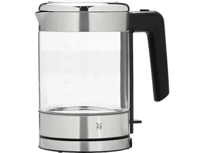 WMF 04.1319.0011 KÜCHENminis Wasserkocher, Cromargan matt/Glas