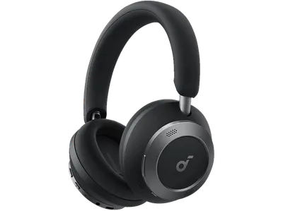 SOUNDCORE BY ANKER Space One Pro Case Edition, Over-ear Kopfhörer Bluetooth Jet Black (mit Tragetasche)