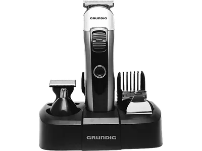 GRUNDIG MGK 6841, Bodygroomer, Silber / Schwarz
