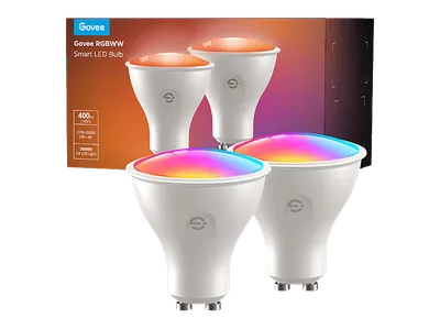 GOVEE RGBWW LED Lampe Sockel GU10 2er Pack Glühbirne RGBWW, Farbe