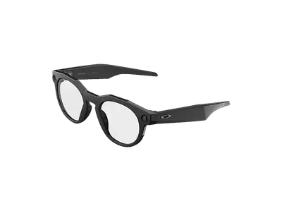 Oakley Meta HSTN - mit AI, Audio-, Foto- und Videokompatibilität Black, Clear AI Glasses
