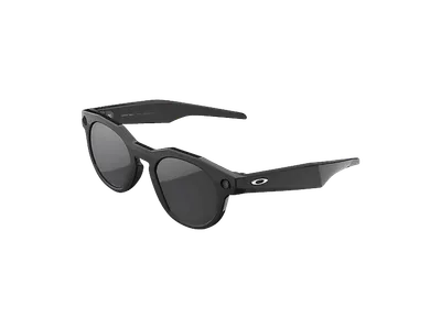 Oakley Meta HSTN - mit AI, Audio-, Foto- und Videofunktion Black, Prizm™ Black Polarized Lenses