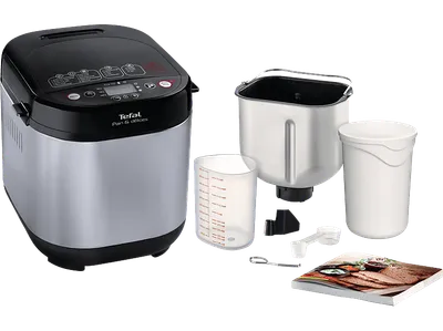 TEFAL PF240E Pain & Délices (Brotbackautomat, Schwarz/Edelstahl)
