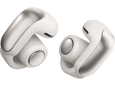 BOSE Ultra Open Earbuds, Open-ear Kopfhörer Bluetooth Rauchweiß