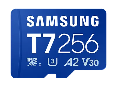 SAMSUNG T7, Micro-SD microSD Speicherkarte, 256 GB