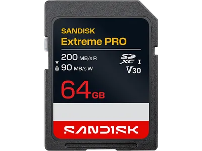 SANDISK EXTREME® PLUS SD UHS-I-KARTE, Speicherkarte, 64 GB, 200 MB/s