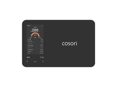 COSORI CNS-R0001S-X Smarte Küchenwaage / Ernährungswaage, Max. Tragkraft: 5 kg
