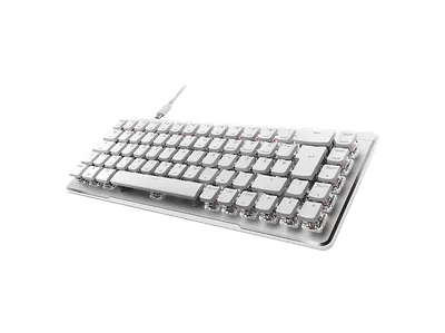 TURTLE BEACH Vulcan II Mini Air, Gaming Tastatur, Opto-Mechanical, Kabellos und Kabelgebunden, Weiß