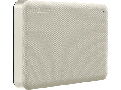 TOSHIBA Canvio Advance Festplatte, 4 TB HDD, 2,5 Zoll, extern, Hellbeige