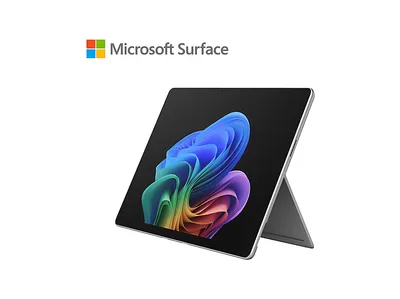 MICROSOFT Surface Pro, 13 Zoll LCD, Snapdragon® X2 Plus (10 Kerne), 16GB RAM, 256GB SSD, Platin, Windows 11 Home, neuestes Modell (12. Edition)