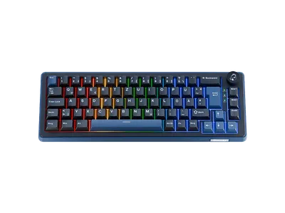 DUCKY OK-M-65, KTT Linear, DE Layout, Mechanische Tastatur, Kabelgebunden, Schwarz