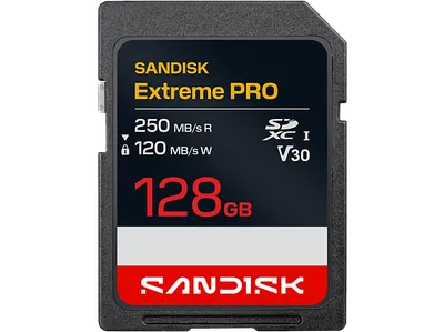 SANDISK EXTREME® PLUS SD UHS-I-KARTEB, Speicherkarte, 128 GB, 250 MB/s