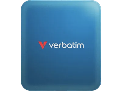 VERBATIM SnapBack Magnetische Festplatte, 2 TB SSD, extern, Blue Metallic