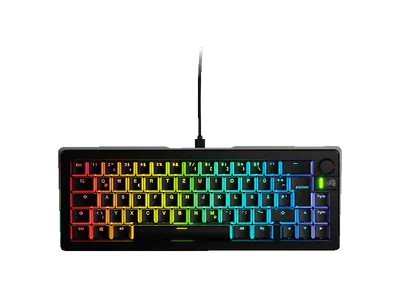 GLORIOUS GAMING GMMK 3 65 % Custom, Gaming Tastatur, kabelgebunden, Schwarz