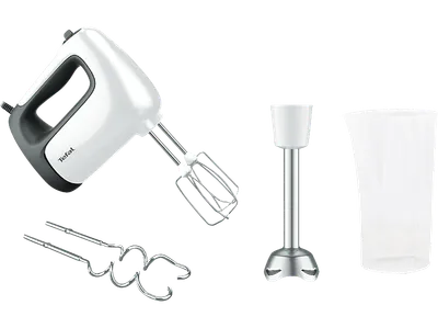 TEFAL HT4621 Prep'Mix+ Handmixer Weiß (500 Watt)