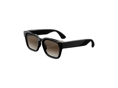 META Fury, Klassisches Schwarz, Gläser: Braun mit Farbverlauf AI Glasses