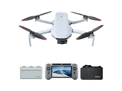 POTENSIC ATOM 2 Screen Remote Fly More Combo (EU/US/UK) Drohne mit Kamera, Grau