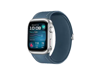 HUAWEI Watch D2 Blutdruck Smartwatch Leder, 130-210 mm, Blue