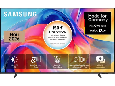 SAMSUNG GU85M70H Vision AI M70H Mini LED TV (Flat, 85 Zoll / 214 cm, UHD 4K, SMART TV)