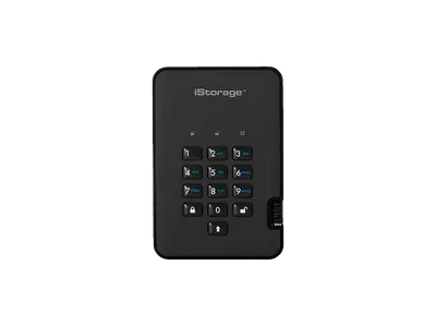 ISTORAGE DISKASHUR2 500GB BLACK, iStorage, Schwarz