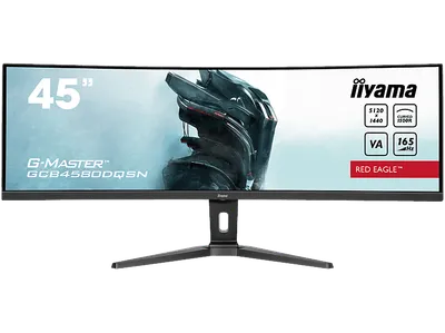 IIYAMA RED EAGLE CURVED 44,5 Zoll DQHD Gaming Monitor 0,8 ms Reaktionszeit 165 Hz