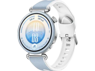 HUAWEI Watch GT 7 41 mm Smartwatches Fluorelastomer, 120-190 mm, Blue/White
