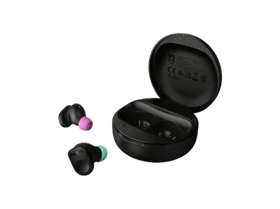 PHILIPS TAMS3BK/00, In-ear Kopfhörer Bluetooth Schwarz