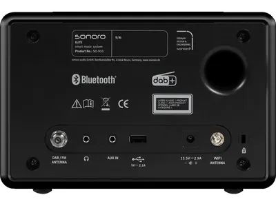 SONORO Elite Kompaktanlage (Schwarz Matt)