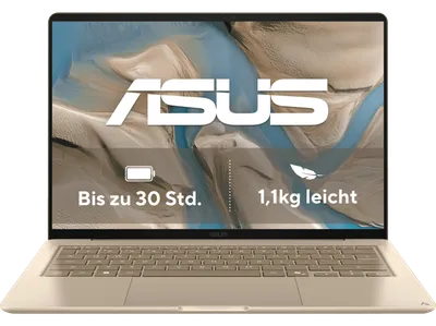 ASUS Zenbook 14 Beige UX3480QA-U1157W - Zoll Snapdragon 200 Series X1-26-100 16 GB 512 Adreno™ Graphics Windows 11 Home