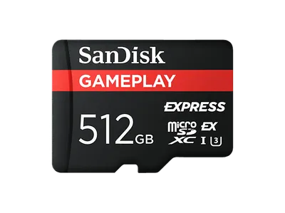SANDISK GamePlay microSD™ Express-Karte Works with Nintendo Switch™ 2 512 GB, Speicherkarte, Schwarz