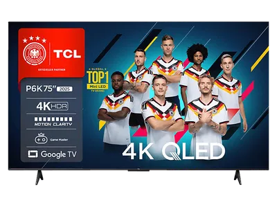 TCL 75P6K 4K HDR TV (Flat, 75 Zoll / 191 cm, 4K, SMART TV)