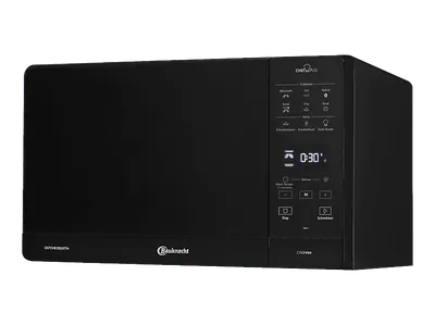 BAUKNECHT MW 49 BL, Mikrowelle (800 Watt, Grillfunktion, Heißluftfunktion & Dampffunktion)