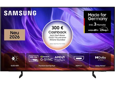 SAMSUNG GQ83S85H OLED 4K Samsung Vision AI Smart TV (83 Zoll / 210 cm, UHD 4K, SMART TV)