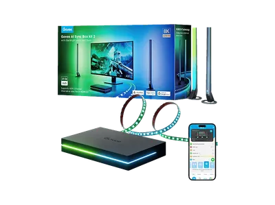 GOVEE AI Sync Box Kit 2 PC Licht RGBIC